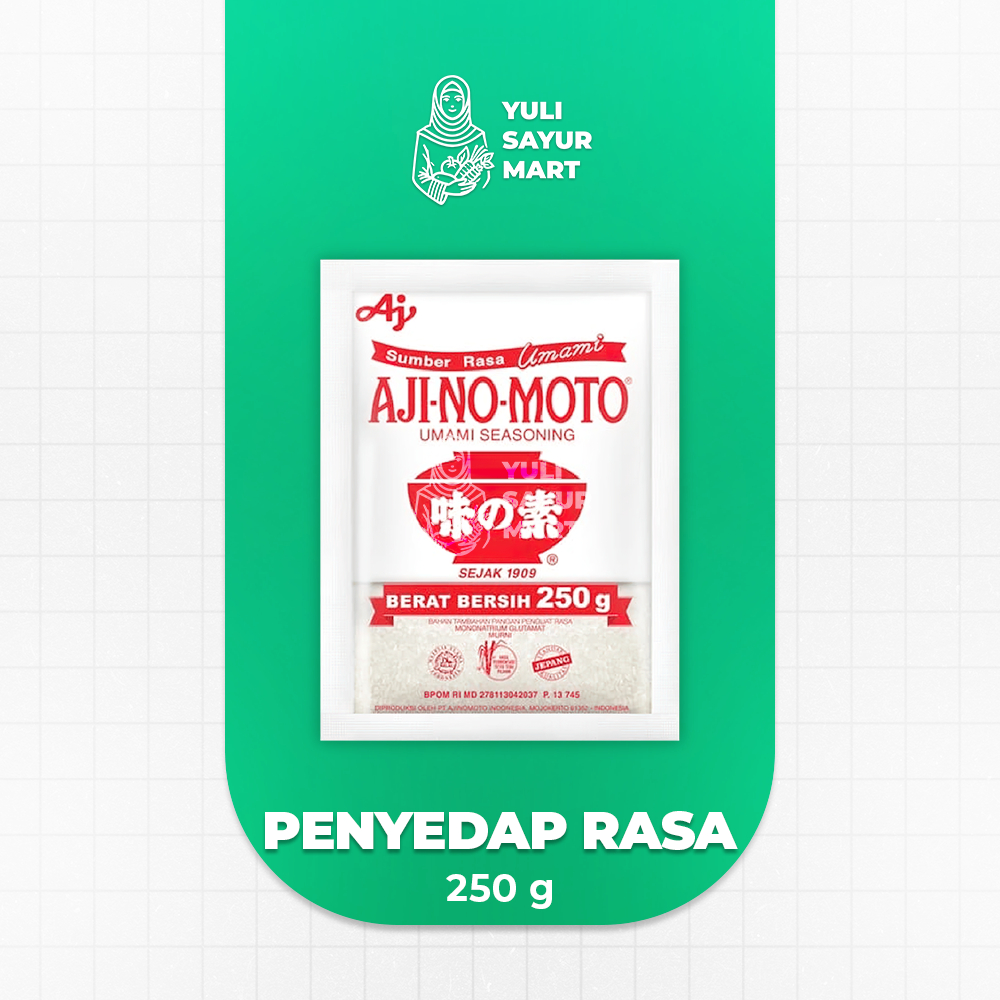 

Ajinomoto Penyedap Rasa 250g - Yuli Sayur Mart