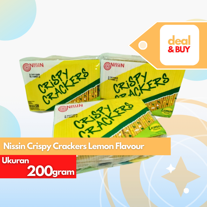 

Nissin Crispy Crackers - Lemon Flavour 200g