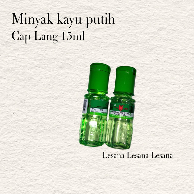 (harga grosir) Minyak kayu putih cap lang 15ml-minyak kayu putih cap lang