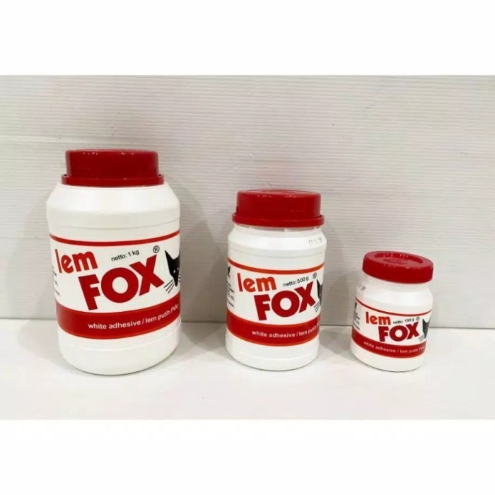 lem fox / lem kertas / lem fox putih / lem pvac