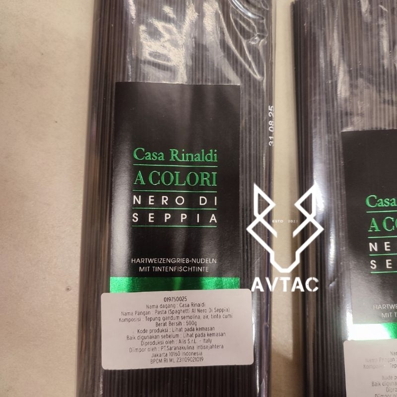 

Spageti hitam - sphagetti - black spaghetti - premium spaghetti - spaghetti hitam kualitas premium - casa Rinaldi tagliatele spaghetti