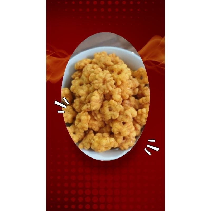 

SnackKembang ribut jadul pedas manis asin gurih 65 gram