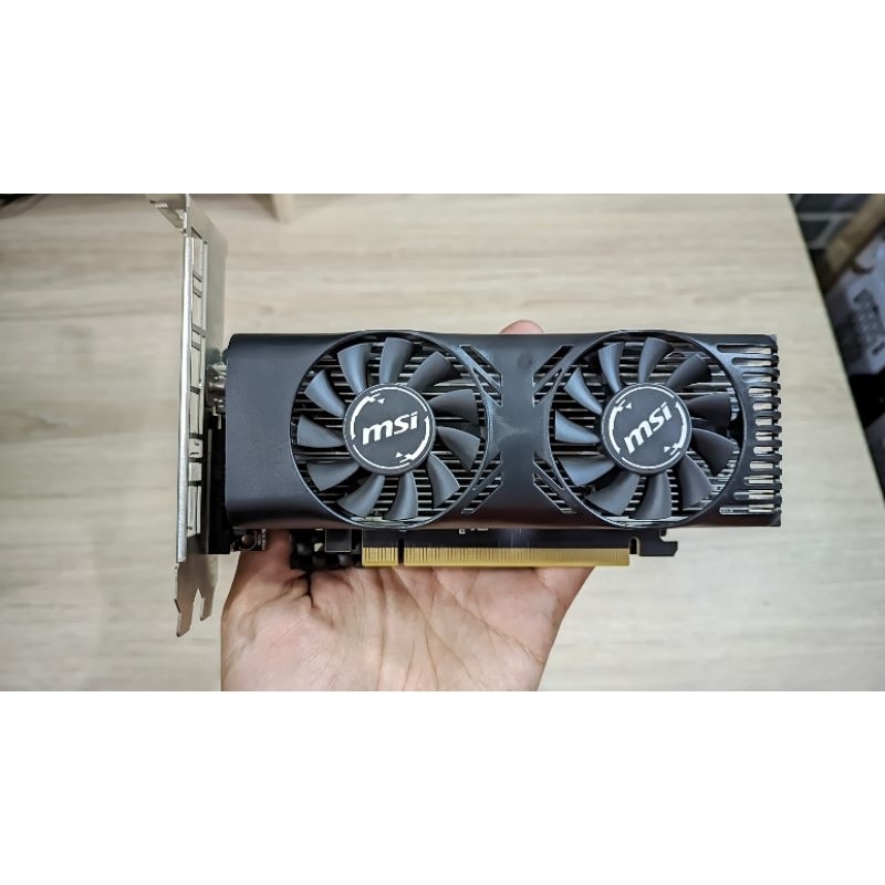 MSI GeForce GTX 1650 Low Profile 4GB GDDR5 Segel Resmi Adem LikeNew OkeJoss