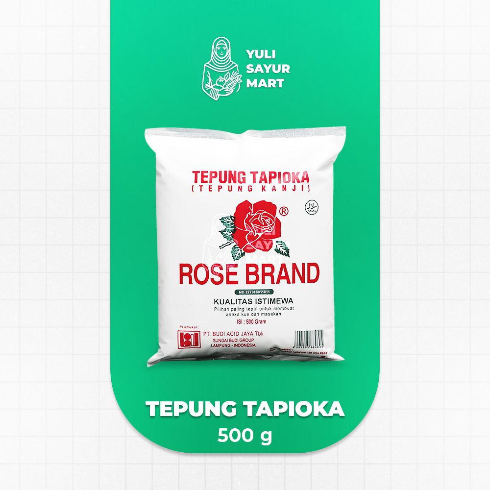 

Rose Brand Tepung Tapioka 500g - Yuli Sayur Mart