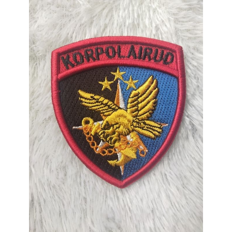 LOGO KORPOLAIRUD BORDIR TIMBUL 3D