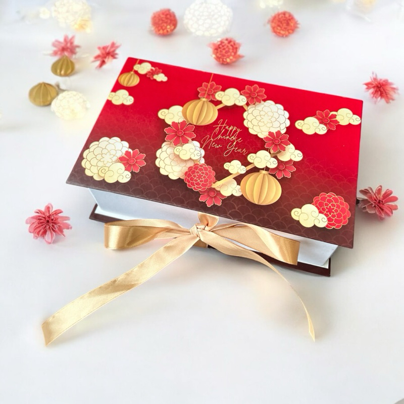 

HARDBOX BY ASHADEWI GAYATRI - HARDBOX Happy Chinese New Year - PAPER STYLE / custom box / box IMLEK / hampers box / gift box / custom box