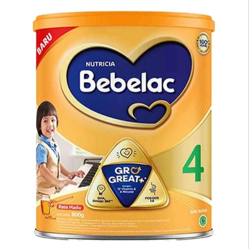 

Bebelac 4 GroGreat+ Susu Bubuk Pertumbuhan Madu 800 g