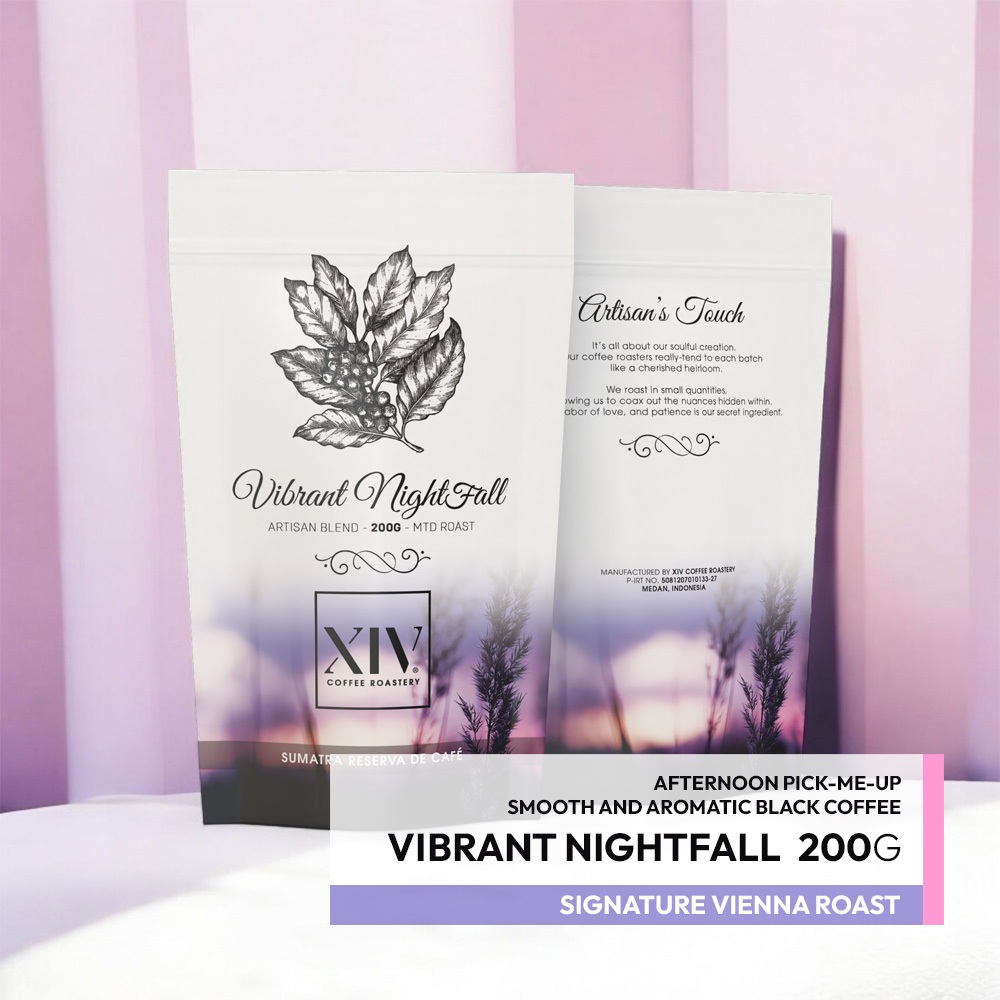 

XIV Vibrant Nightfall Vienna Roast 200g - Blend Coffee 100% Arabica