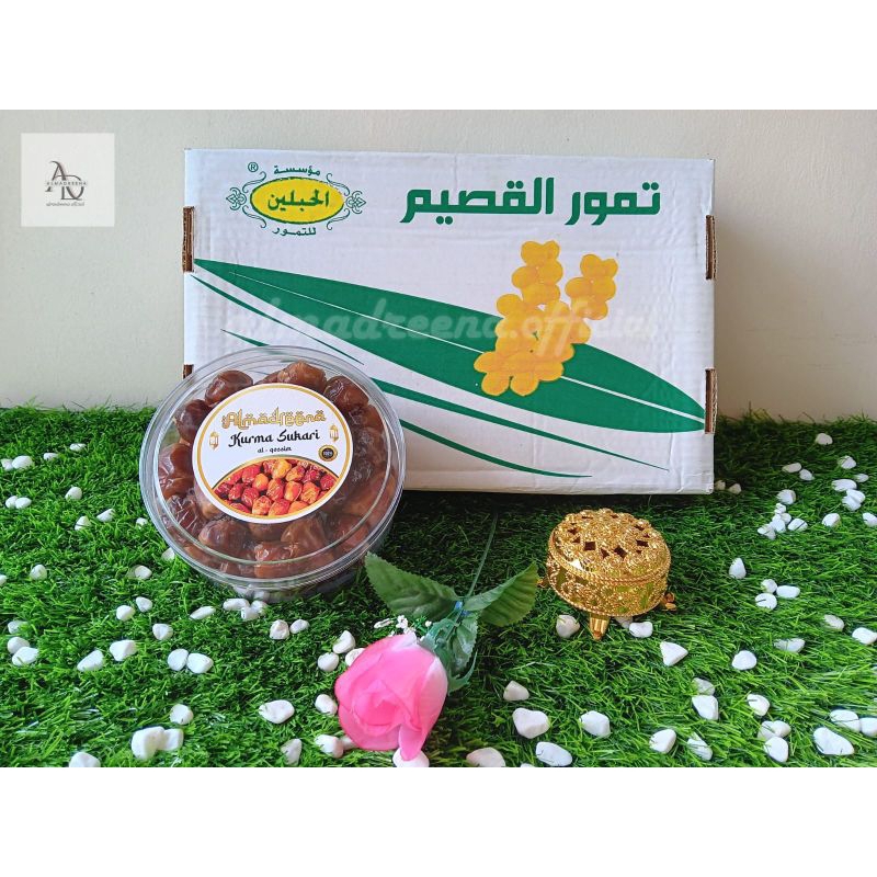 

Almadreena Kurma Sukari Al Qasim Premium Kualitas Grade A+ 500 Gram