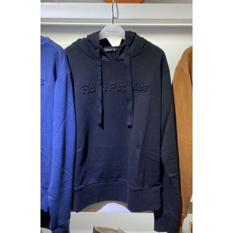 Hoodie hush puppies Hitam
