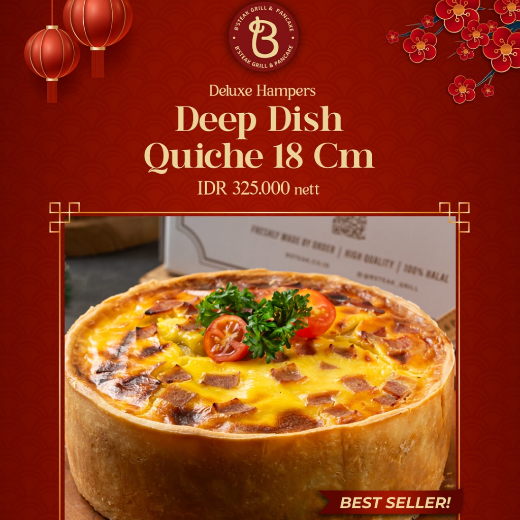 

Deluxe Hampers - Deep Dish Quiche 18 cm