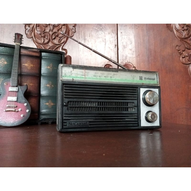 Radio Jadul Antik Merk NATIONAL Vintage Lawas Tua Kuno Retro