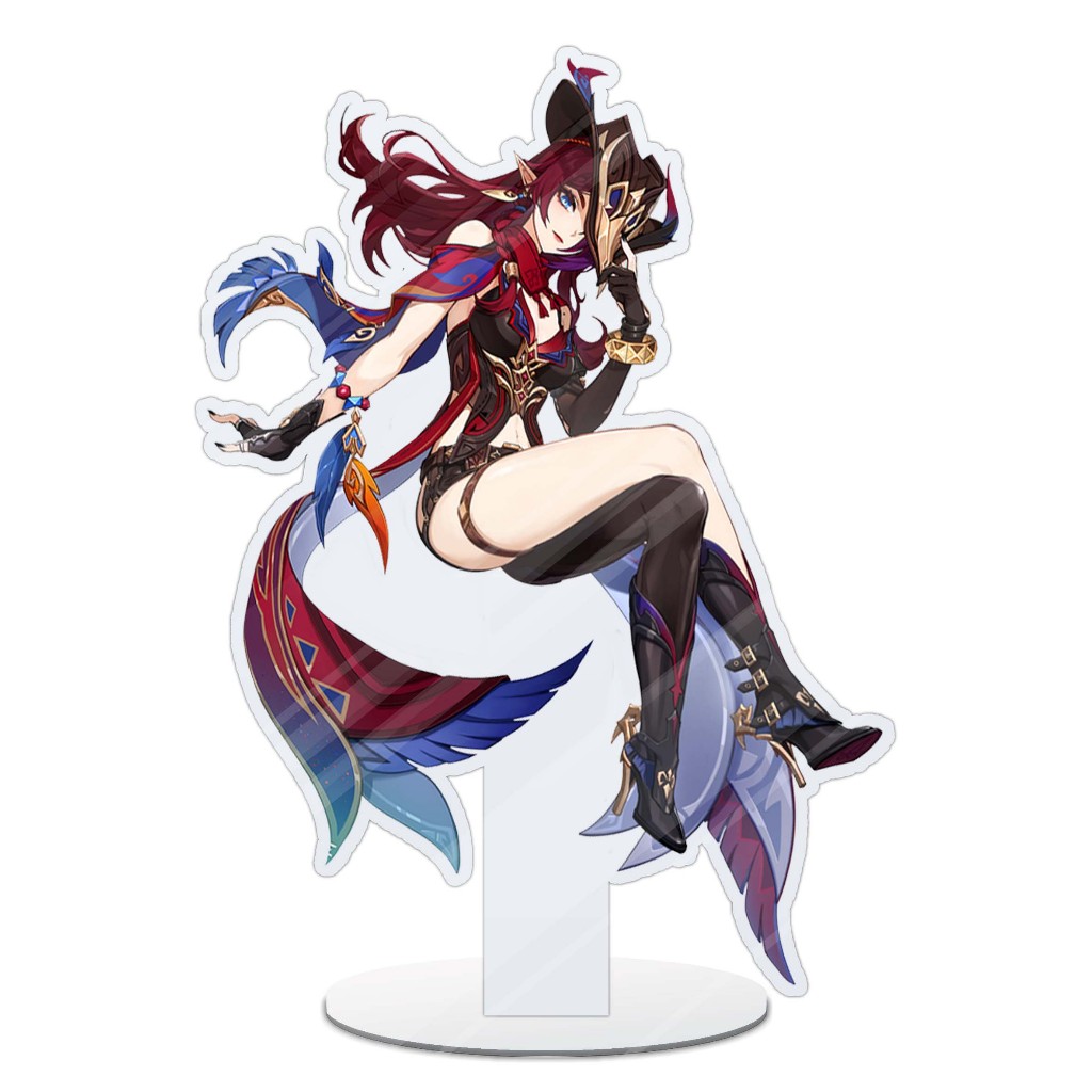 Stand akrilik figure CHASCA standee 20cm - GENSHIN IMPACTMaterial Akrilik