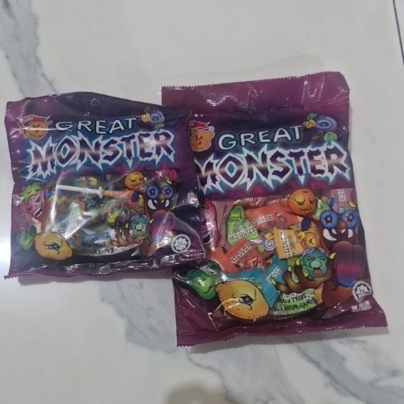 

beardy great monster mix fruit flavour candy