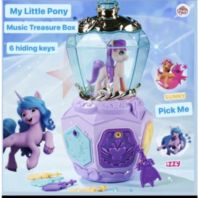 PONY01 Mainan Music Treasure Box My Little Pony Surprise Kado Anak