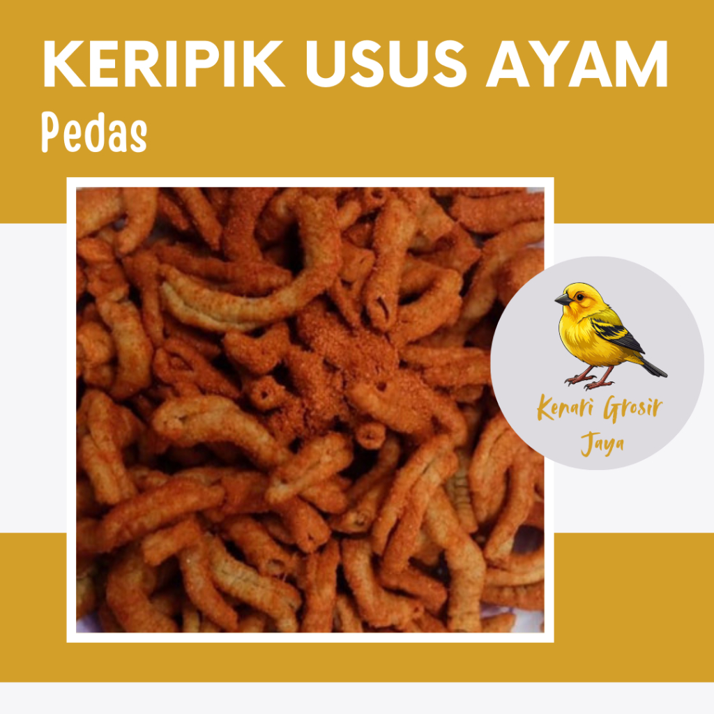 

Keripik Usus Ayam Crispy Pedas 1 Kg | Camilan Enak Murah