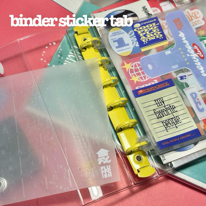 

FLUFFEISH - BINDER STICKER TAB
