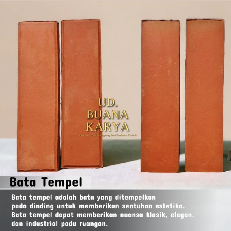 Bata Hias dinding, Bata expose Tempel Teracota, Brick Cladding