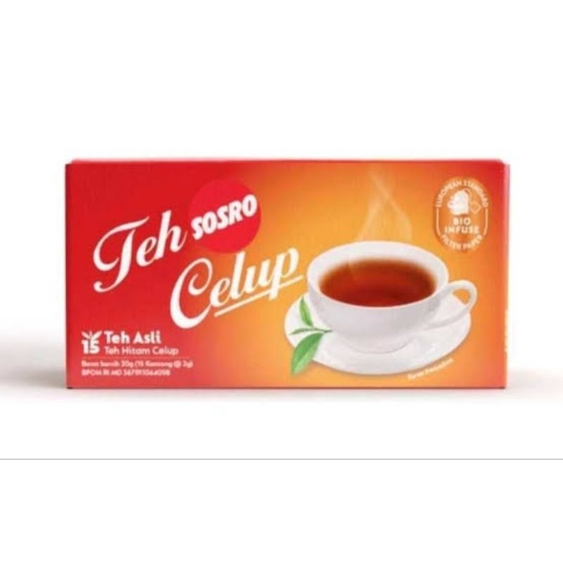 

Sosro Teh Celup Blacktea 15 Kantong