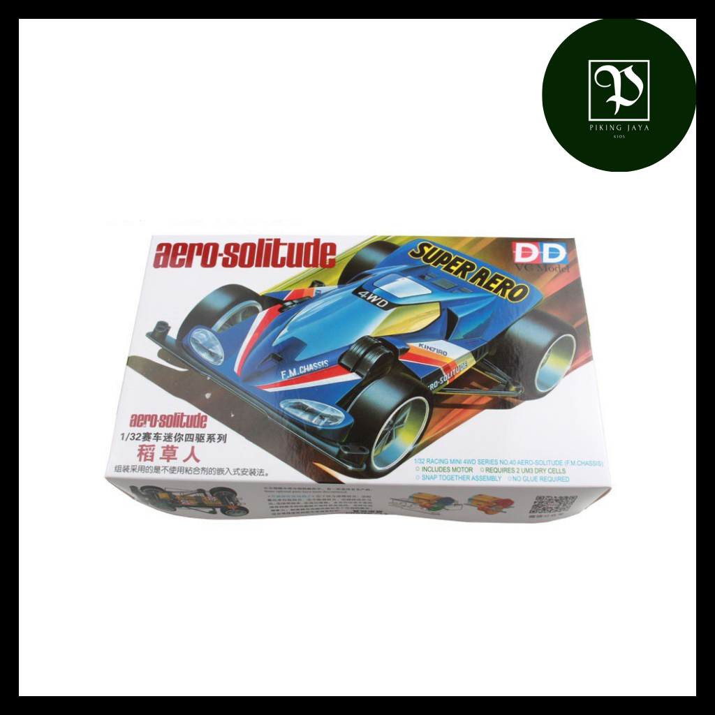 Tamiya Mini 4WD DD Ruize Aero Solitude FM Chassis - Rep. Tamiya Merk DD Ruize