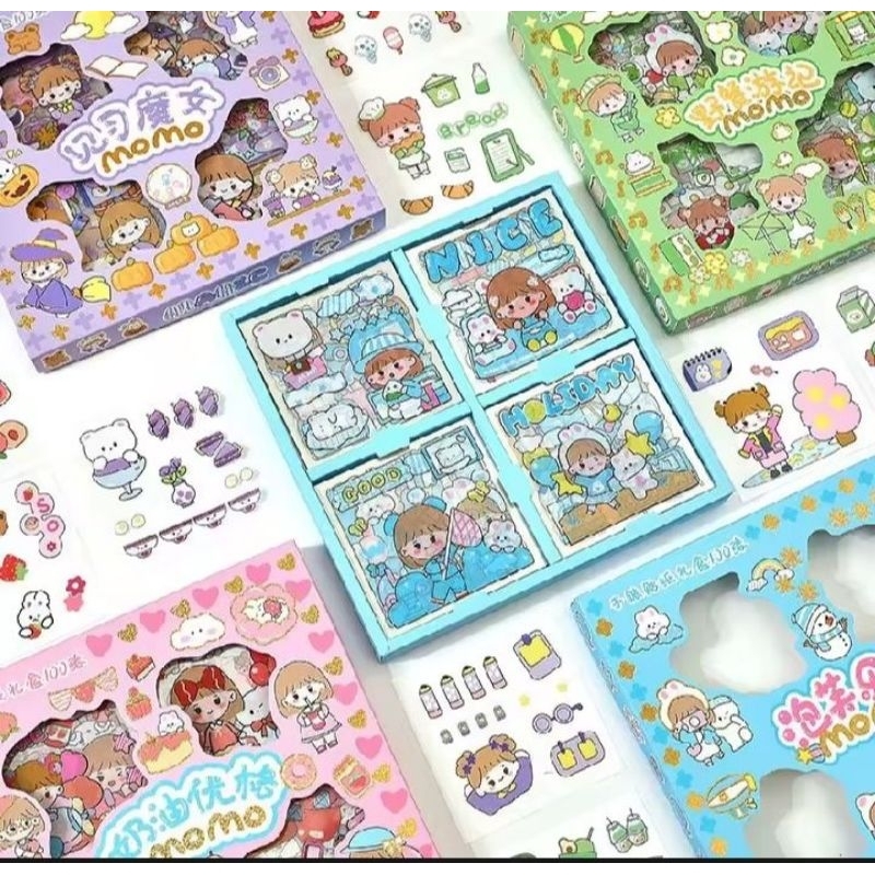 

sticker isi 100 pcs