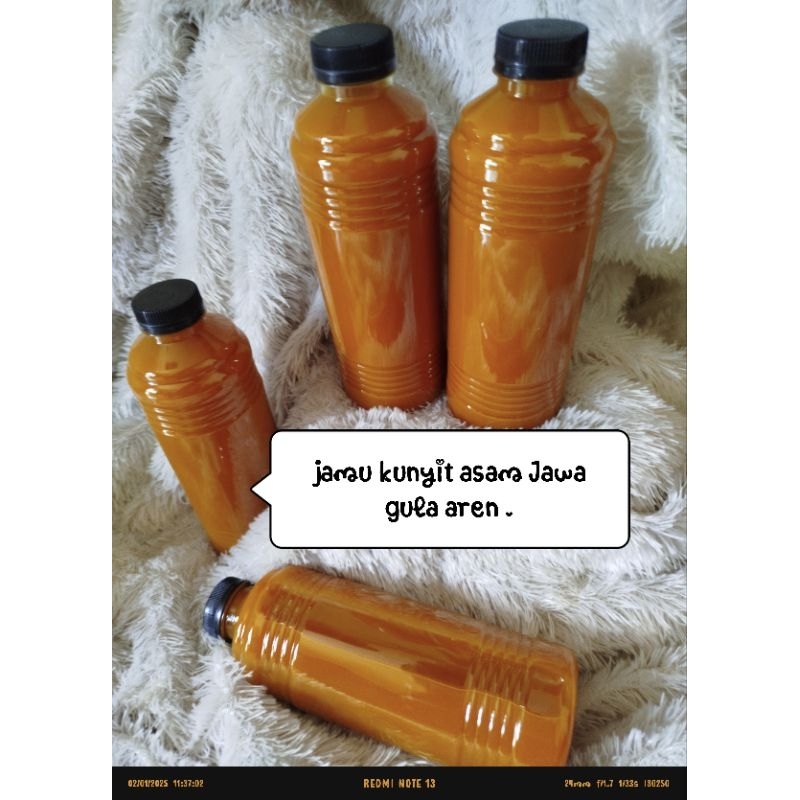 

jamu kunyit asam 500ml/jamu pelangsing dan lain lain