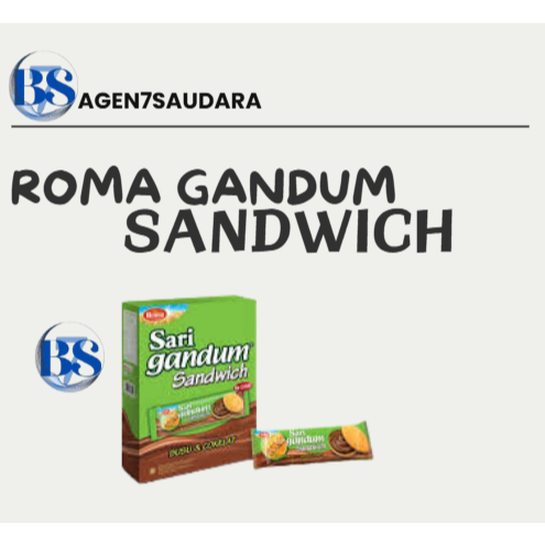 

ROMA SARI GANDUM SANDWICH 27G/1 PACK ISI 12 BKS