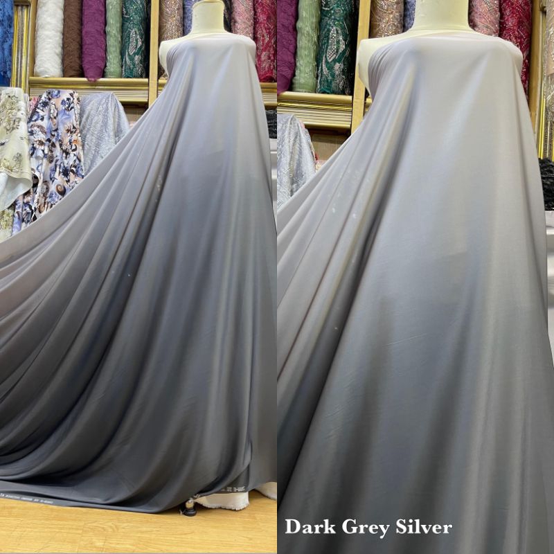 satin Armany gradasi premium/ombrey/kain gradasi/bahan satin gradasi