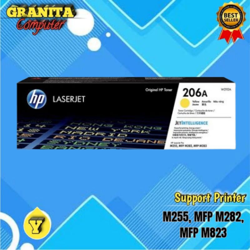 Toner HP 206A Yellow Original M255, MFP M282, MFP M283