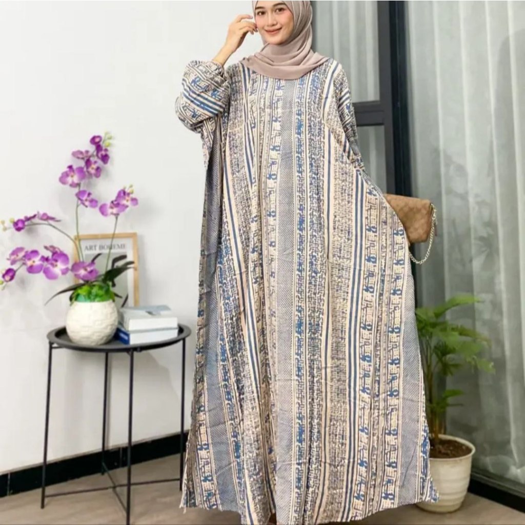 KAFTAN PAMEELA SUPER JUMBO LD 170cm I DASTER LOWO TERMURAH BUSUI LENGAN PANJANG