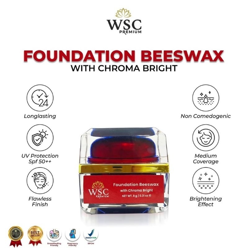 FOUNDATION GLOWING BEESWAX WSC PREMIUM