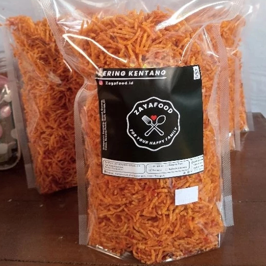 

Kentang Mustofa Pedas Manis ZayaFood Kering kentang Kentang Kering Kemasan 500 gram Home Made