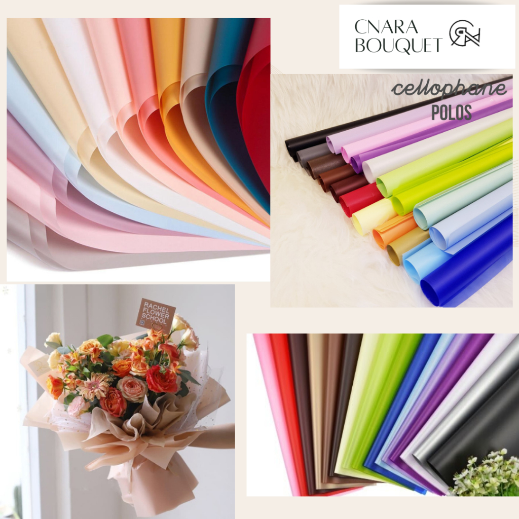 

Kertas Buket Cellophane Varian polos