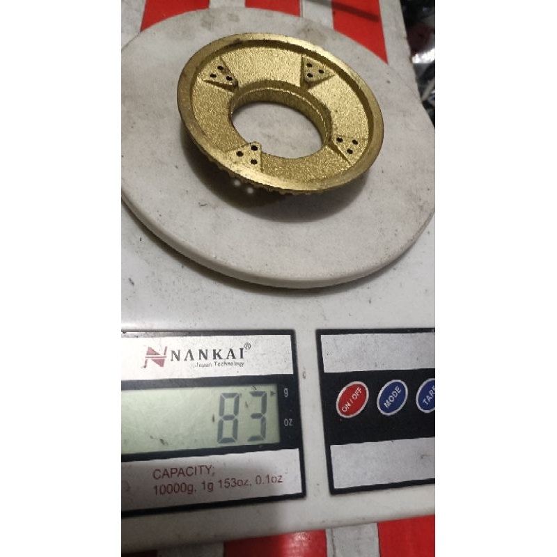 Burner kompor gas umum bahan cor