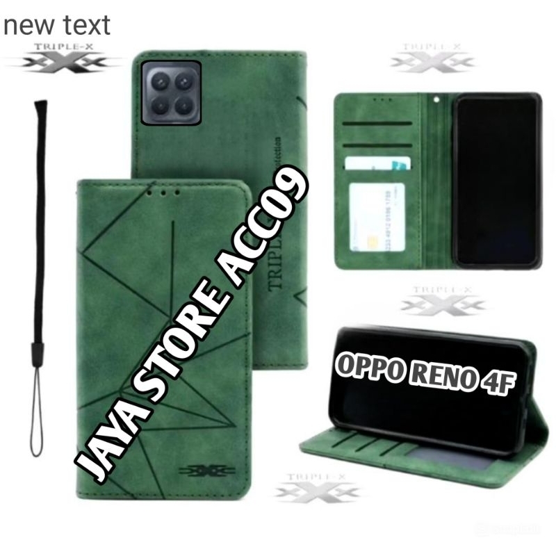 CASE OPPO RENO 4F/RENO 4 PRO/RENO 4 FLIP COVER SARUNG CASE DOMPET