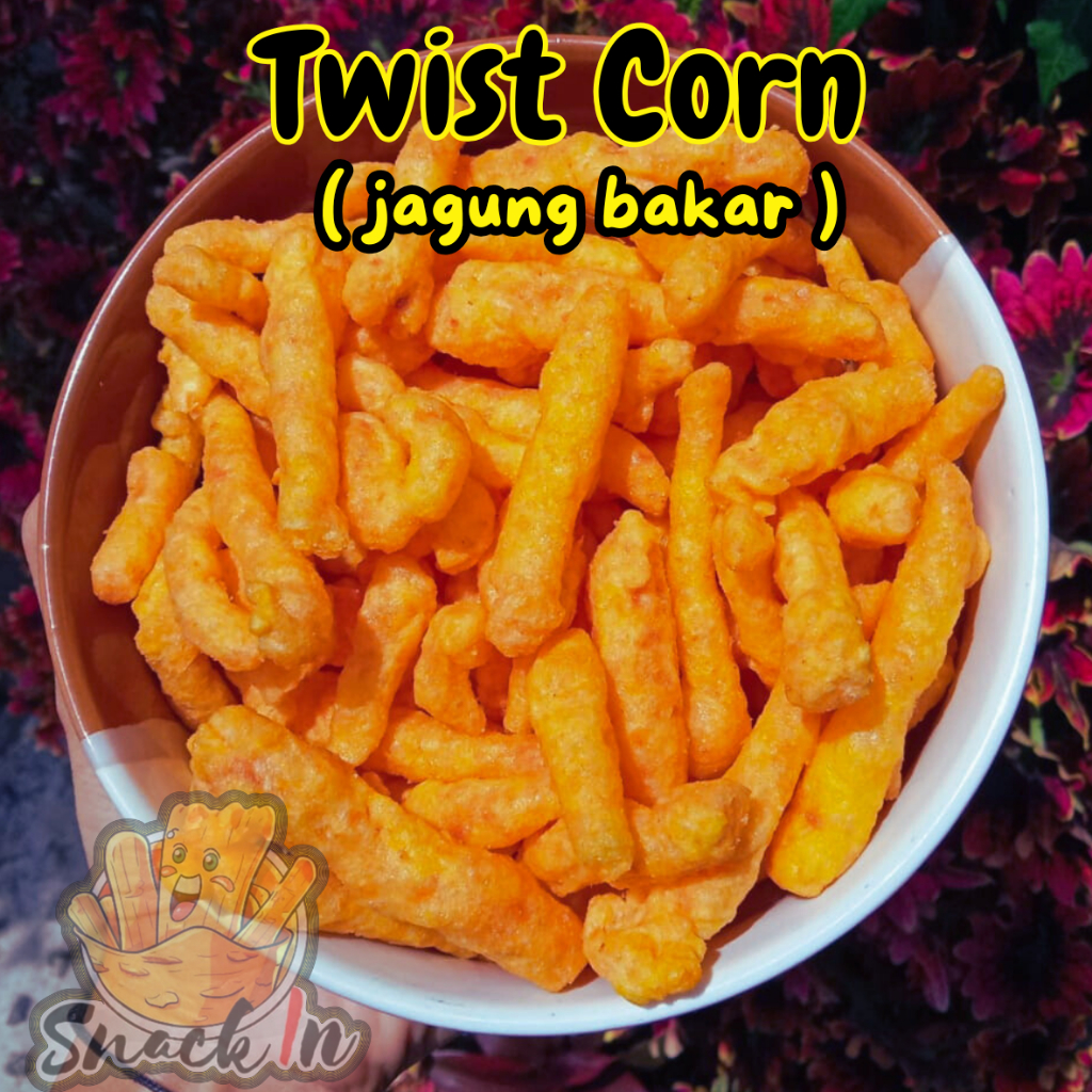 

Twist corn jagung bakar 1kg snack stik jagung bakar komo