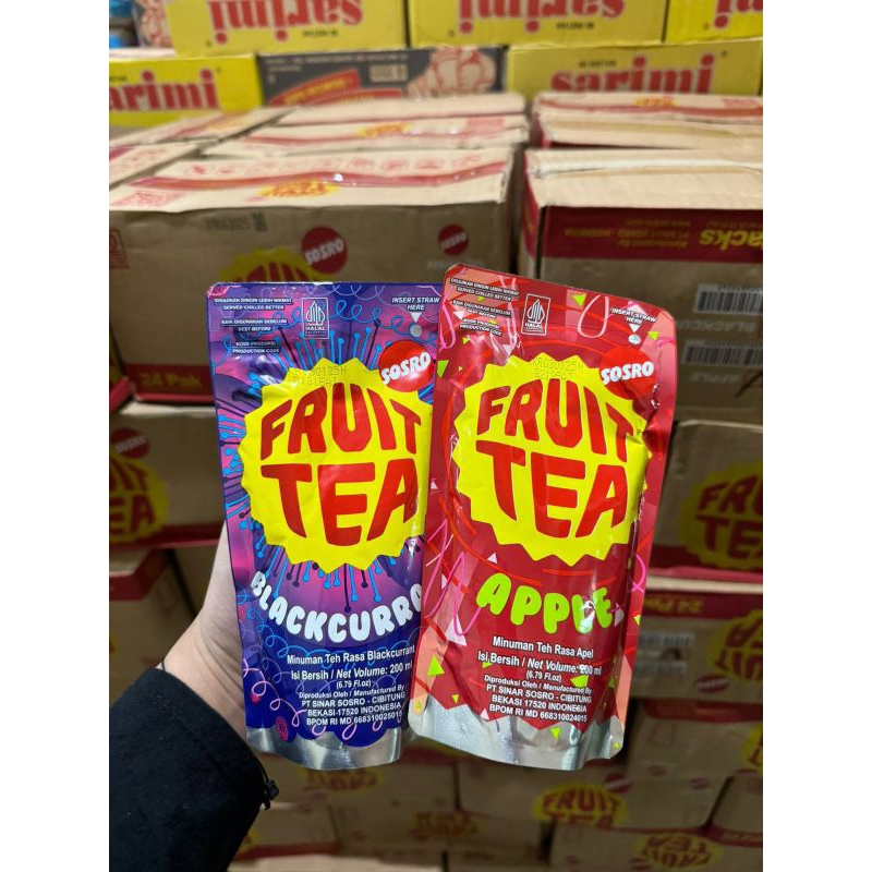 

FRUIT TEA POUCH 200 ML ISI 24/KARTON