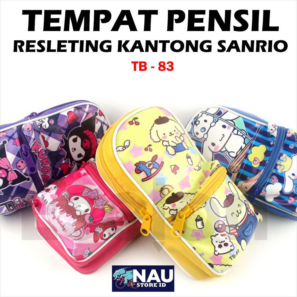 

TEMPAT PENSIL RESLETING KANTONG SERI SANRIO Kotak Pensil Kulit Kantong TB-83/ Tempat Pensil Resleting Fancy - TEMPAT PENSIL - NAU STORE ID