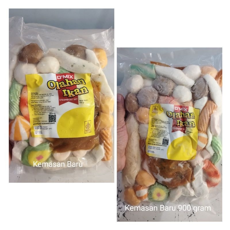 

Bakso Ikan Mix Seafood lengkap Bumbu Tomyam 450gr 900gr