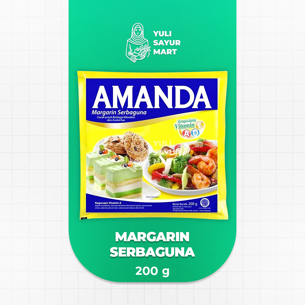 

Amanda Margarin Serbaguna 200g - Yuli Sayur Mart