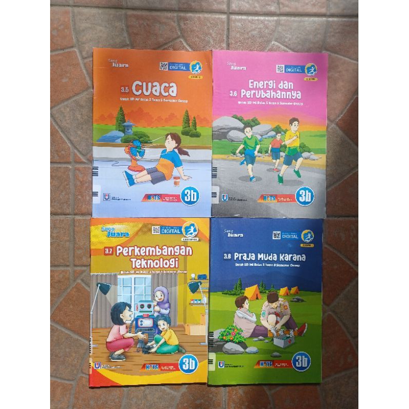 Buku LKS Sang Juara Tematik Per-Tema Kelas 3 SD/MI Semester 2 Kurikulum 2013