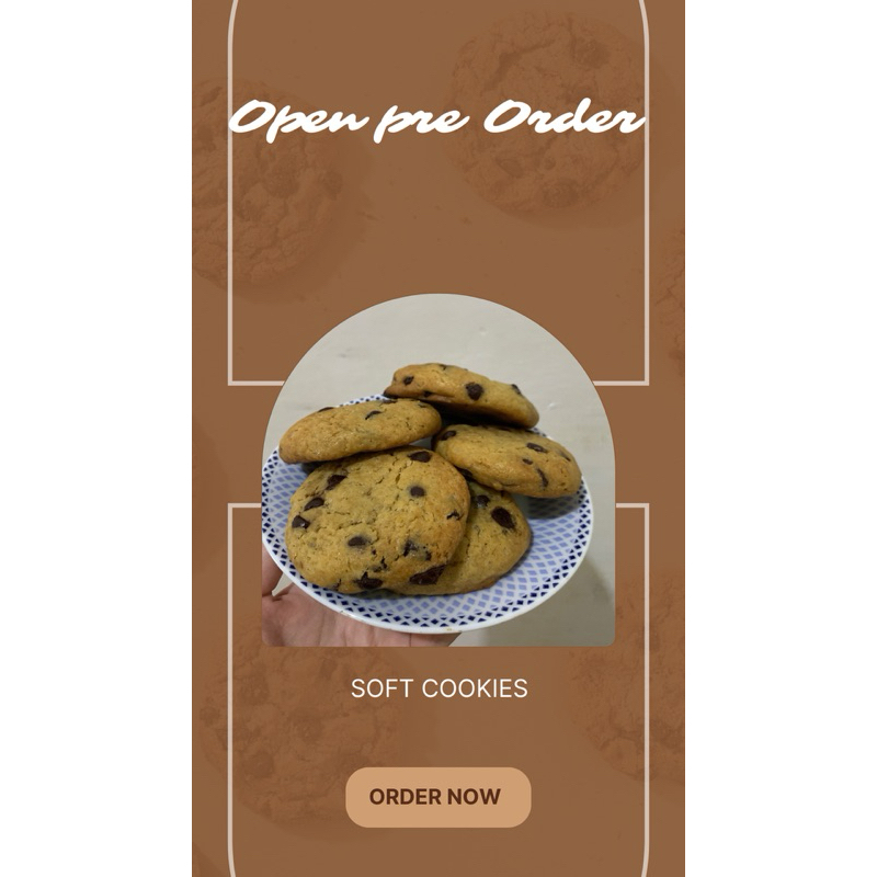 

soft cookies homemade (pre order)