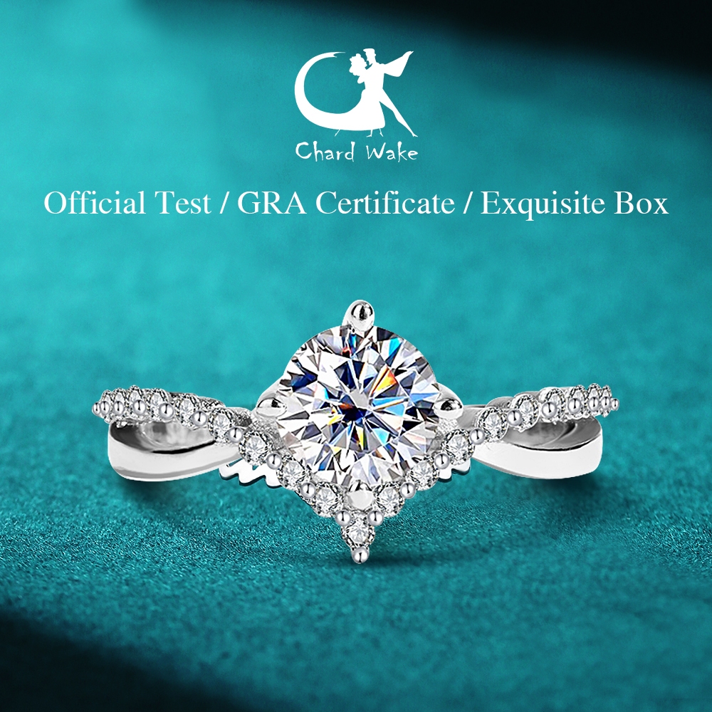 Cincin Wanita Couple Kawin Fashion Berlian Sertifikat GRA Adjustable Aksesoris Cincin Original