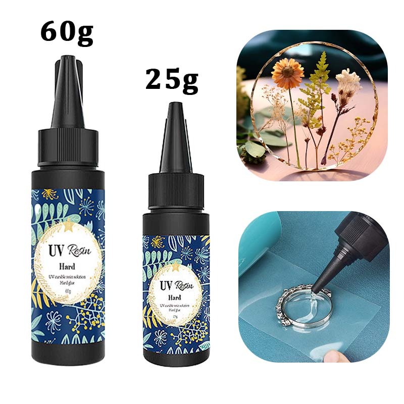 

1 Botol Resin Hard Uv Diy Resin Clear Uv Resin Murah Resin Uv Bening