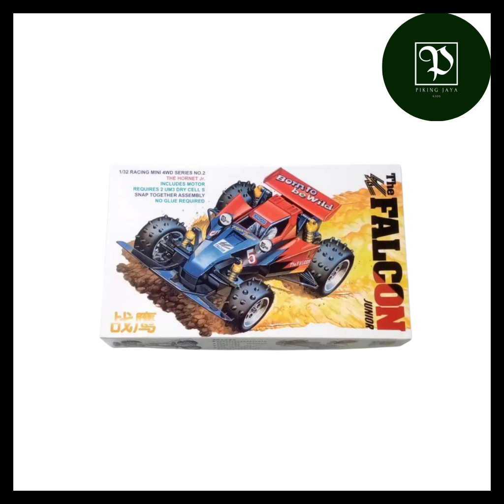 Tamiya Mini 4WD DD Ruize The FALCON Full Clear - Rep. Tamiya Merk DD Ruize