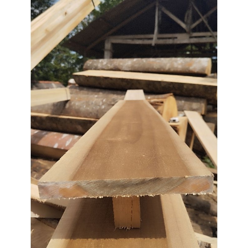 PAPAN KAYU 2X15CM X 200CM SUDAH DI SERUT HALUS