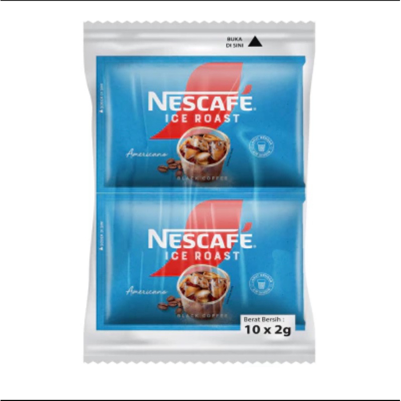 

Nescafe Ice Roast Americano 2g x 10 ,Pembelian 3 Renceng Free Tumbler