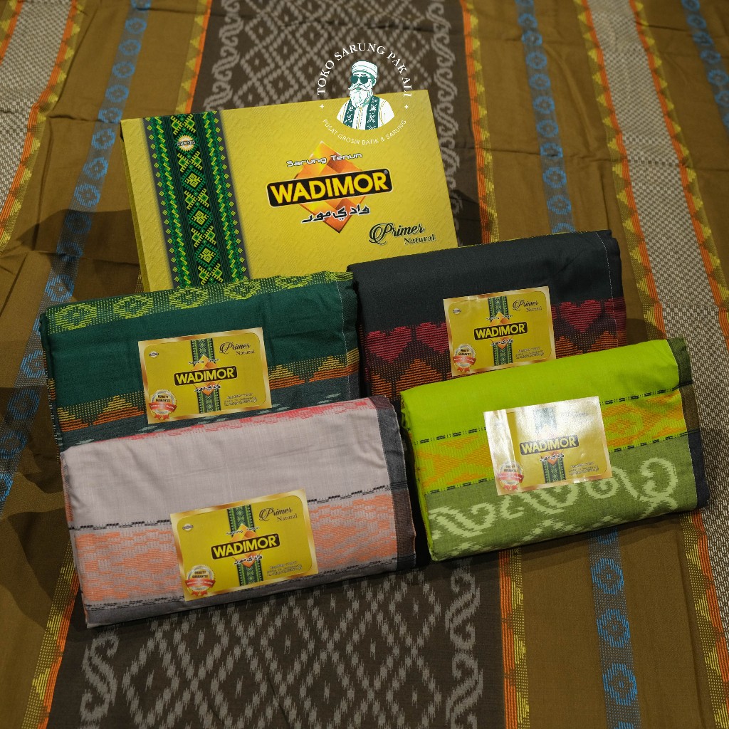 Sarung Pak Ali - Sarung Wadimor Primer Natural/Sarung Pria/Sarung Dewasa