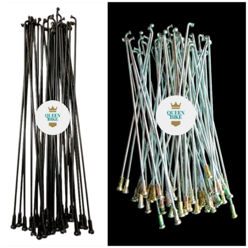 Ruji Jari Jari Sepeda Spoke Sepeda 14gx260 (260mm / 262mm) Murah (Gross)