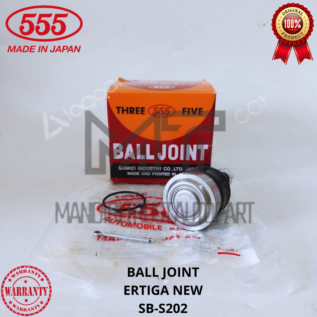 BALL JOINT ERTIGA 555 JAPAN ORIGINAL BALL JOINT THEE FIVE ORI SB-S202 1PCS